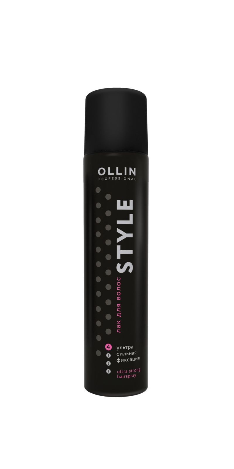 Ollin, Лак для волос ультрасильной фиксации серии «Style», Фото интернет-магазин Премиум-Косметика.РФ